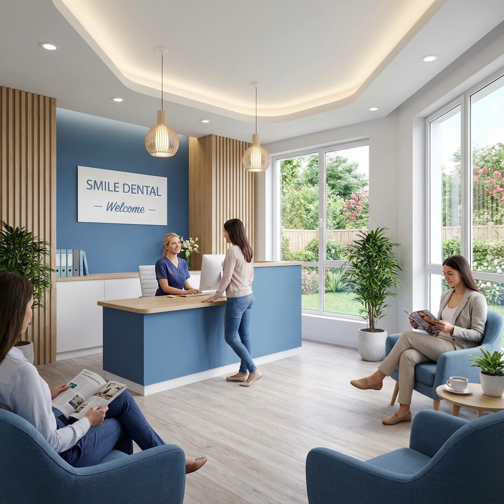 Recepción clínica dental